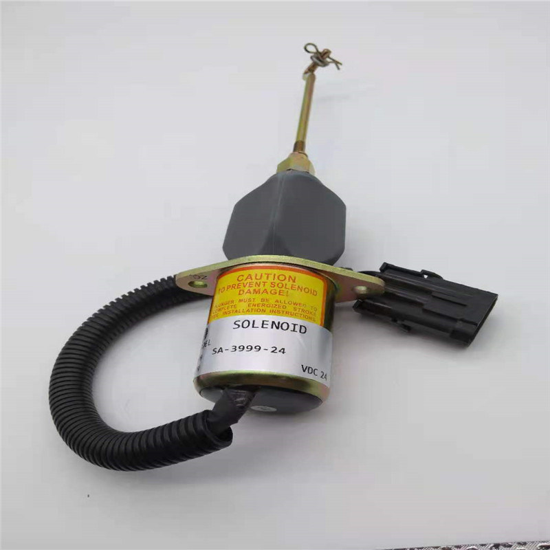 Cummins Woodwordのディーゼル機関の黒のプラグのために適したSA-3999-24停止電磁弁
