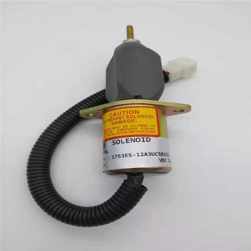 YANMARエンジン4TNE94 SA-3840T 12Vのための1753ES-12A3UC5B1S1停止電磁弁適合