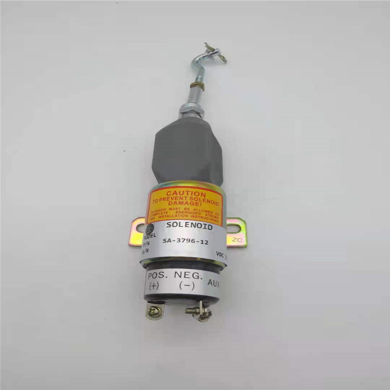 YANMARエンジンのために適したSA-3796-12 1751-12E7U1B1S5停止電磁弁12V