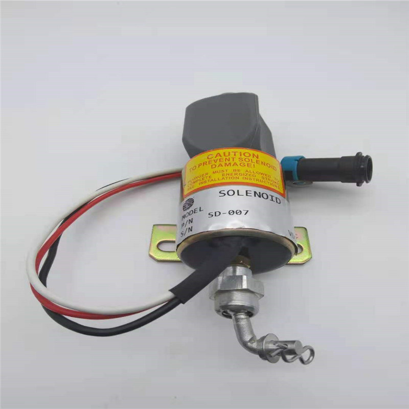 Kubota ShangChaiエンジンの積込み機の掘削機のために適した電磁弁SD-007を停止しなさい