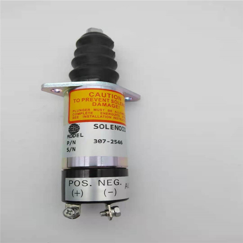 307-2546 Woodwordエンジン24Vの掘削機の予備品のための停止電磁弁適合
