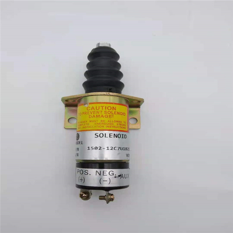 Cummins 12Vの掘削機の予備品のための1502-12C7U1B2S1停止電磁弁適合