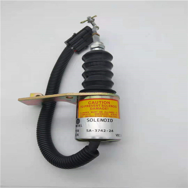 Woodword/Cummins/Deutzの掘削機エンジンのためのSA-3742-24停止電磁弁適合