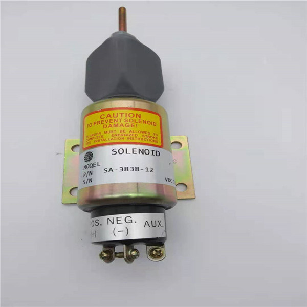 Cummins/Woodwordの掘削機12VのためのSA-3838-12 2848A256停止電磁弁適合