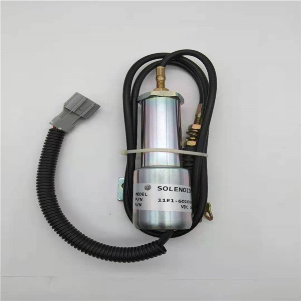 掘削機大宇Doosan DH220-5 24Vのために合う11E1-60100-24停止電磁弁