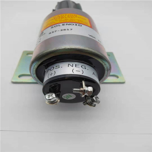 437-2617パーキンズの掘削機エンジン24Vのための2370-24E6U1B5S1A停止電磁弁適合