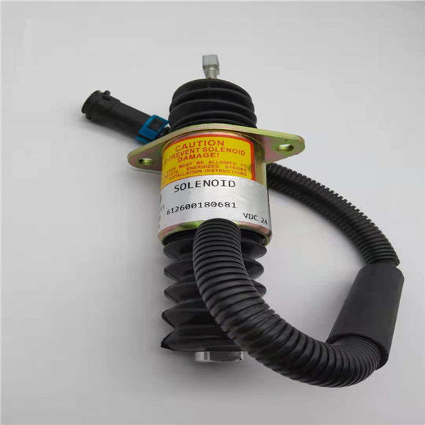 WeiChai/LongGong 855/855Bの積込み機の掘削機のための612600180681の停止電磁弁適合