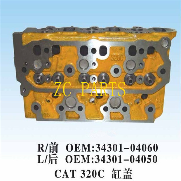 34301-04060猫320C E320C 320CLのために合う34301-04050エンジンのシリンダー ヘッド