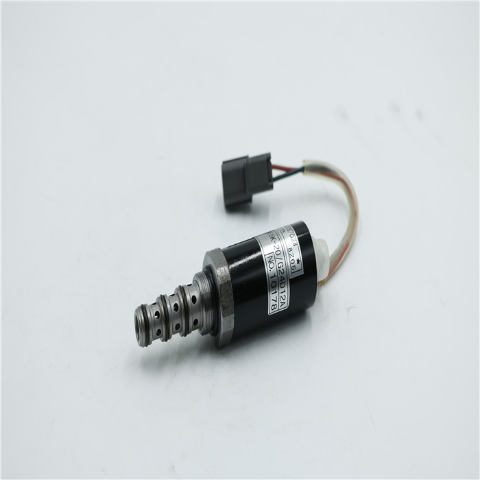 KWE5K-20 G24D12Aの掘削機の電気部品の比例した油圧ポンプの電磁弁はSK200-5 SK100-5に合う